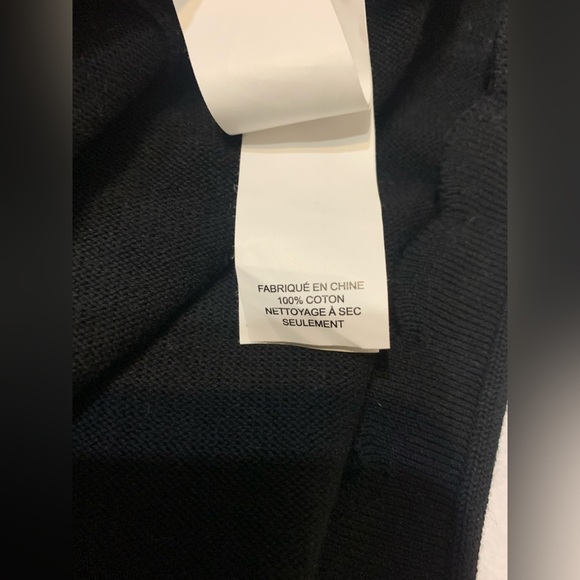 Kate Spade New York Jacquard Sleeveless Sweater Dress Black Beige Size L - Picture 5 of 8